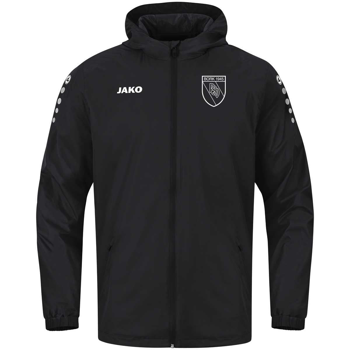 JAKO Regenjacke Team Schwarz